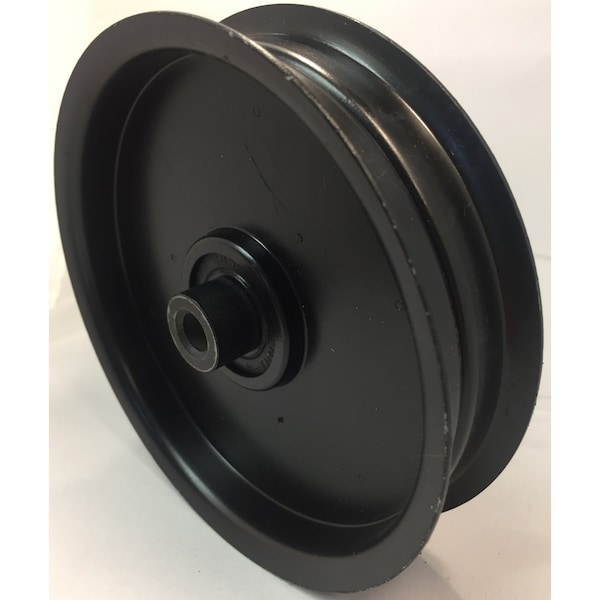Terre Products Ditch Witch 170-469 Flat Idler Pulley - 5'' Flat Dia. - 3/8'' Bore - Steel 31500106B - main
